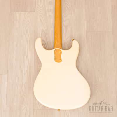 2000s Mosrite Ventures Model Super Custom '65 Pearl White w/ Gold Hardware, Vibramute & Case, Japan Kurokumo image 3
