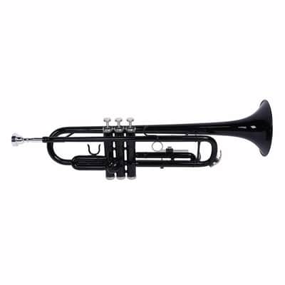School Student Black Bb Beginner Trumpet + Case + Gloves Mouthpiece With Case image 2