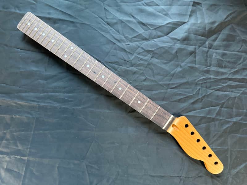 BMC Guitar Neck Tele® Telecaster® 22 Fret Roasted Maple With Rosewood Fingerboard Nitro Lacquer Rounded Fret Ends 2025 - 9.5 Radius   [TN108] image 1