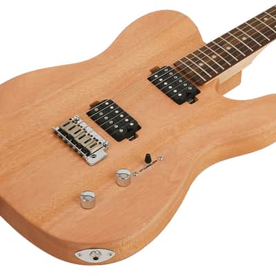 Corona Modern Standard T Mahogany Satin Locking Headmachine HH Telecaster Tele image 3