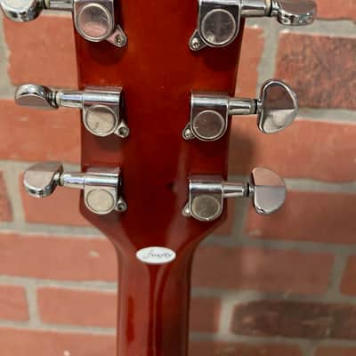 c. 2020 Firefly JSN FF338 Semi-Hollow Body Guitar - Sunburst image 7