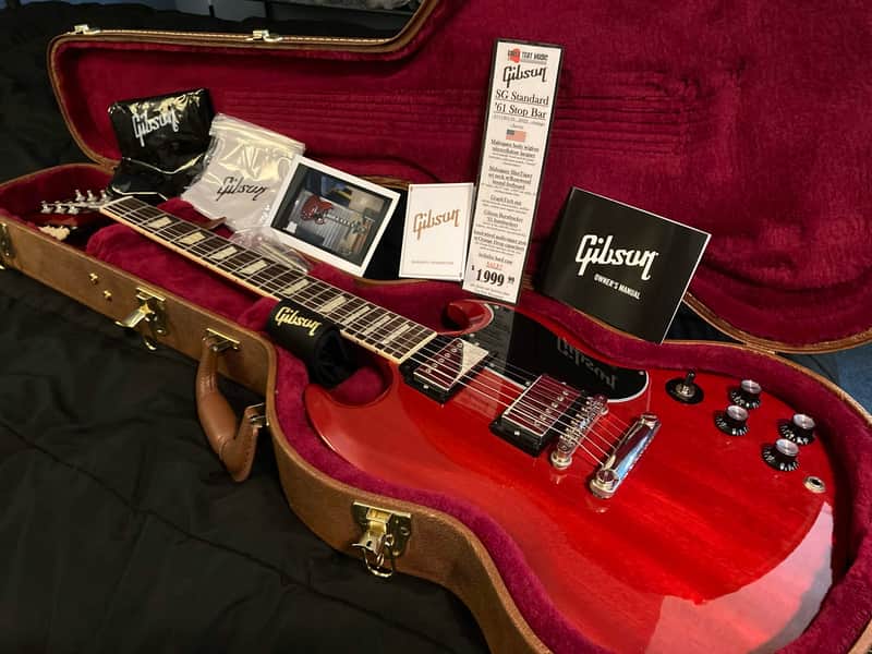 Gibson SG Standard '61 with Stoptail 2019 - Present - Vintage Cherry image 1