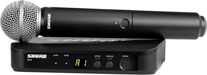 Shure BLX24/SM58 H9 handheld wireless system image 1