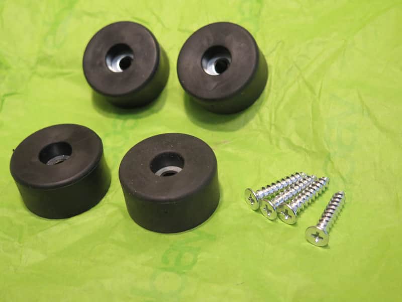 heavy duty rubber feet for amp cabinet speaker combo head boutique amplifier parts image 1