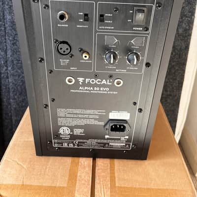 Focal Alpha 50 Evo Powered Studio Monitor (Pair) 2021 - Present - Black image 6