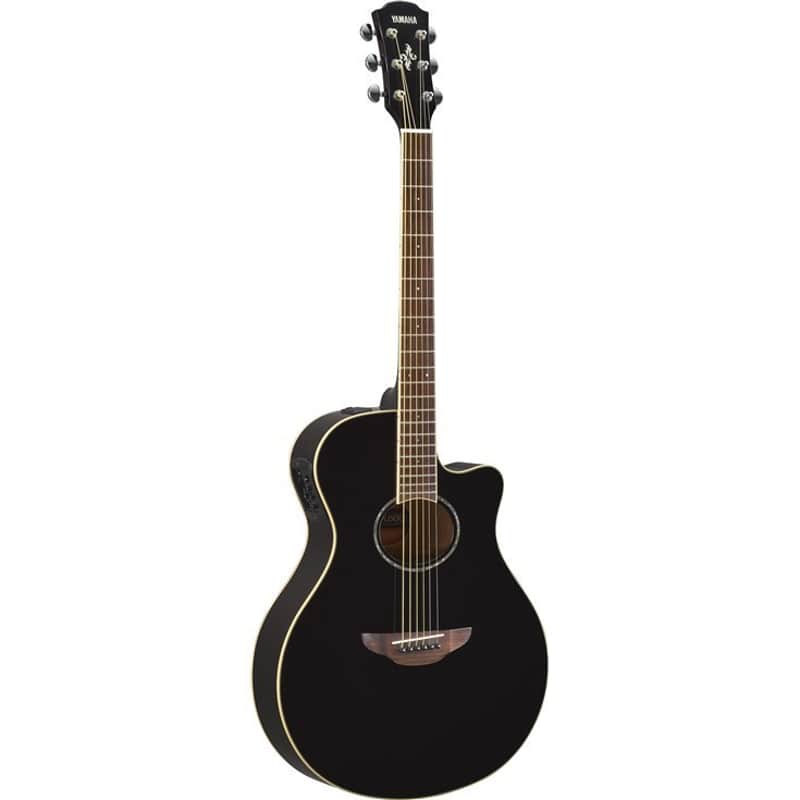 Yamaha APX600 Thin Body Acoustic-Electric Guitar - Black image 1