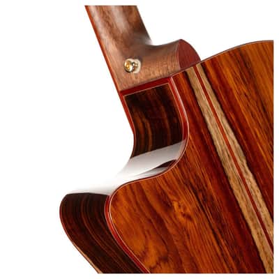 Cort GOLDA10 Cocobolo Grand Auditorium Body Walnut Reinforced Mahogany Neck Acoustic-Electric Guitar w/Hard Case image 4