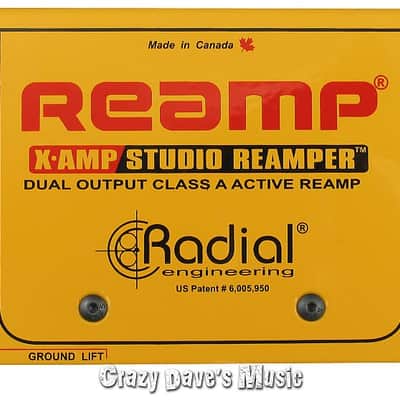 Radial X-Amp 1-in 2-out Active Re-Amping Device