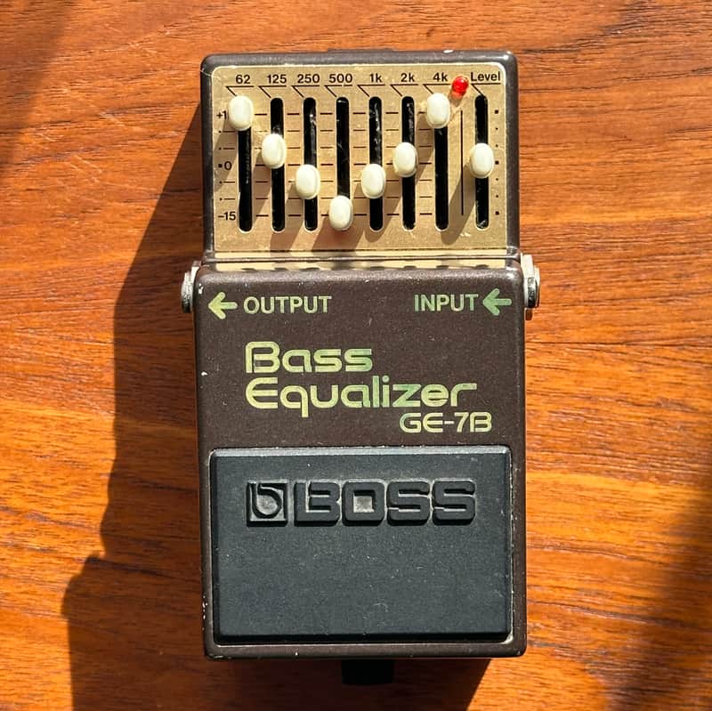 Boss GE-7B Bass Equalizer (Black Label) 1992 - 1995 - Brown | Reverb