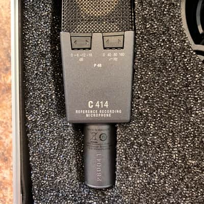 AKG C414 XLS Large Diaphragm Multipattern Condenser Microphone 2010s - Black image 3