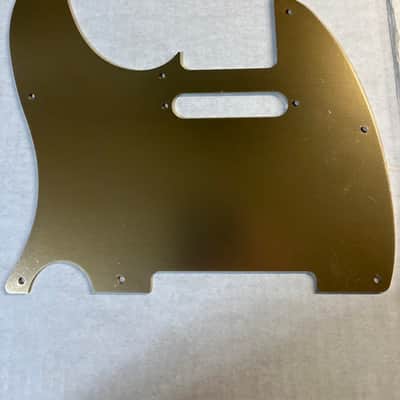 New Light Gold Brushed Anodized Aluminum Telecaster Electric Guitar Replacement Pickguard Tele TL image 3