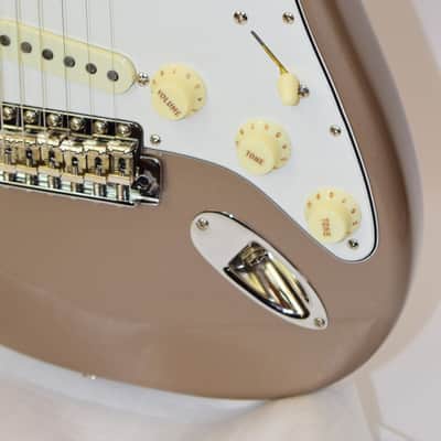 2025 Fender American Vintage II 1965 Stratocaster Electric Guitar, Round-Lam Rosewood Fingerboard, Shoreline Gold w/ Case image 5