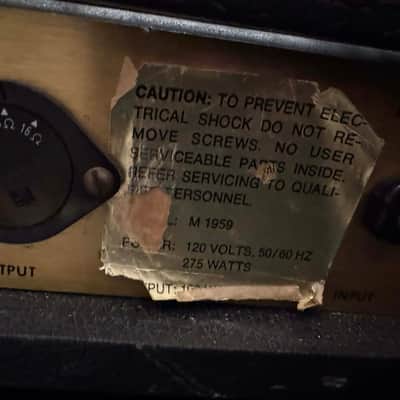 1977 Marshall JMP 1959 MK II Super Lead – 100W of Pure Rock History image 5