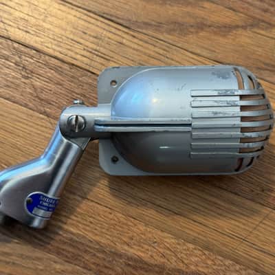 Vintage Shure 708A Dynamic Microphone + Cable Stratoliner "Zeppelin Mic” Working, Sounds Great! image 7