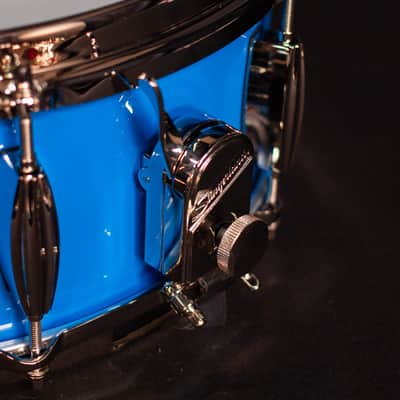 Slingerland 14" x 5.5" Studio King Snare Drum, Lunar Blue, Nickel Hardware image 3