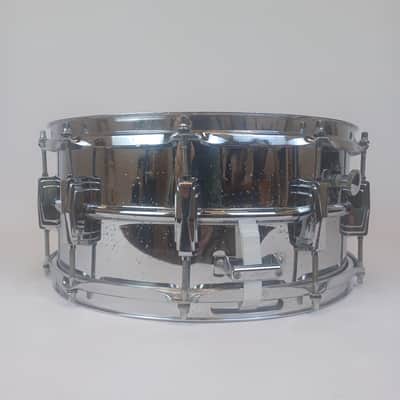 Ludwig 402 Supraphonic 6.5x14" #3004064 Snare Drum Blue/Olive Badge Vintage 1983 image 3