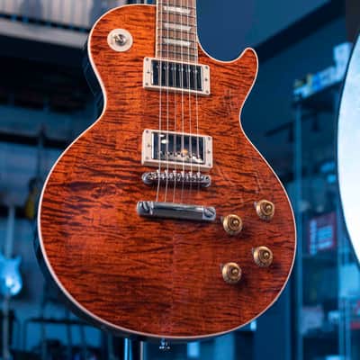 USED GIBSON CUSTOM LES PAUL STANDARD F 2012 - SIBERIAN TIGER image 1