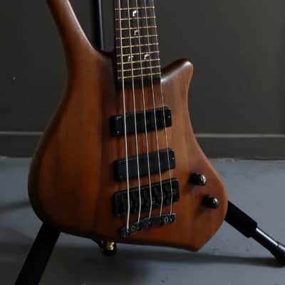 Warwick Warwick Dolphin Pro I wide neck 5 strings Bass 1991 - Natural Satin image 3