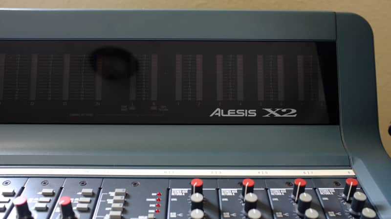 Alesis X2 24ch (24x8x2) analog console in Great condition! Includes wheeled case! image 1
