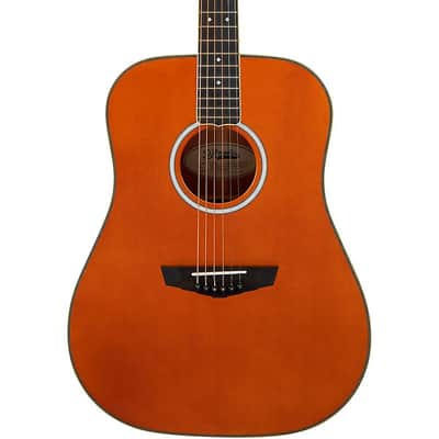 D'Angelico Excel Lexington Dreadnought Acoustic-Electric Guitar - Regular Vintage Natural