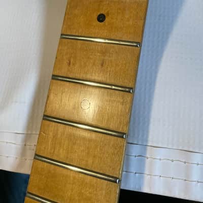 1985 Kramer USA Banana Maple Fretboard Guitar Neck Floyd Ready 22 Frets Dot Inlay w/ Neckplate (Non Scarf) Bild 14