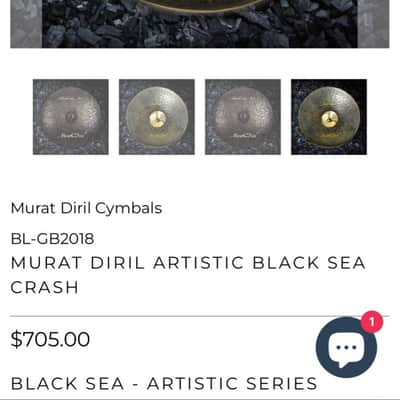 Murat Diril Black Sea 18” golden bell crash Bild 6