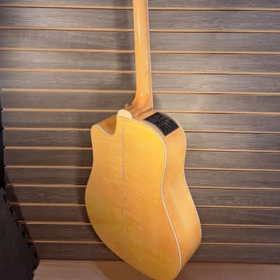 Takamine GD74CE-12U 2025 - Natural Gloss - Flame Maple Body - Unison 12-String - TP36 Electronics - Professional Set-Up image 3