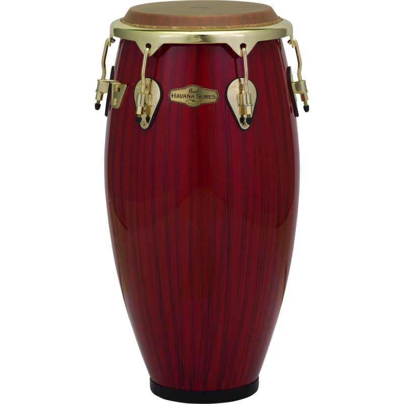 Pearl PCF-117HV651 Havana Series Fiberglass Conga, 11.75", Red Tiger Stripe image 1