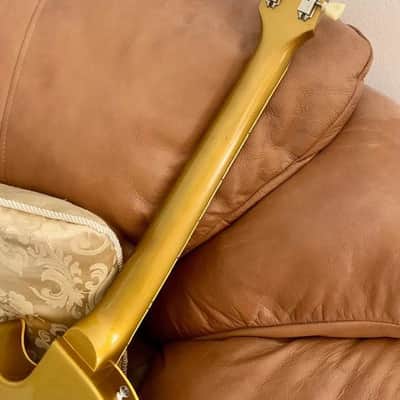 Gibson Rare Vintage 1955 Les Paul Goldtop All Gold Model Near Mint Original With Case Candy Amazing image 10