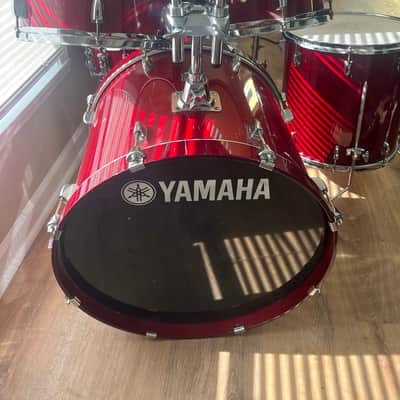 Yamaha SBP2F5 Stage Custom Birch 22x17/16x15/12x8/10x7/5.5x14" 5pc Shell Pack 2015 - Present - Cranberry Red image 1