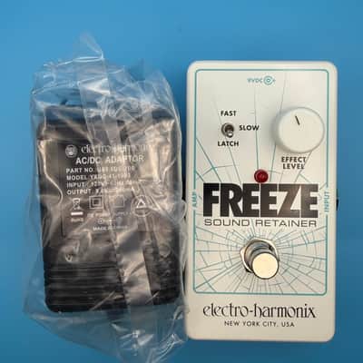 🥶 Electro-Harmonix Freeze Nano Sound Retainer Sustain Pedal 2010 - Present - Blue / Gray image 3