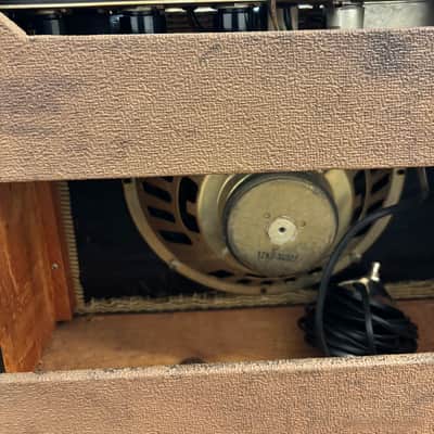 Fender Deluxe 6G3 Brownface 20-Watt 1x12" Guitar Combo 1961 - 1963 - Brown image 7