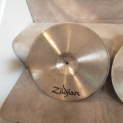 Zildjian Avedis 14 inch new beat hi hat cymbals 1077/1340 grams clean! image 8