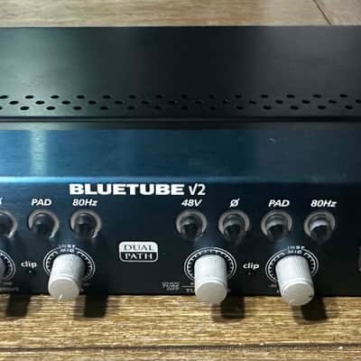 PreSonus Bluetube v2 Dual-Channel Mic / Instrument Preamplifier 2010s - Blue image 1