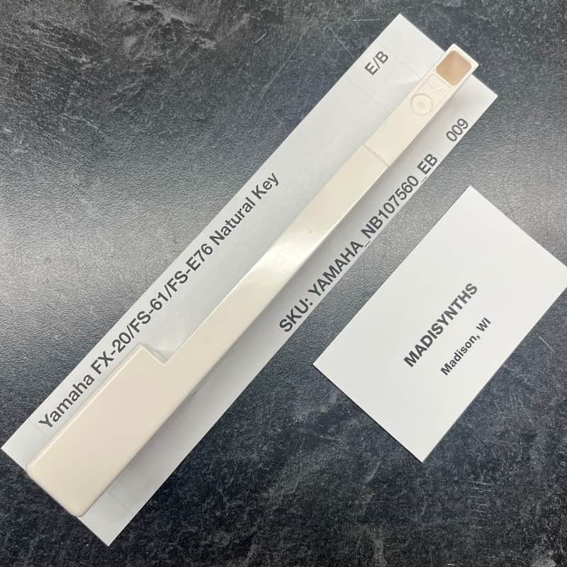 ORIGINAL Yamaha/Korg Replacement E/B Key (NB107560) for Yamaha DX7/DX5/DX9, SY77/SY85/SY99, Korg M1, Wavestation, Z1, etc image 1