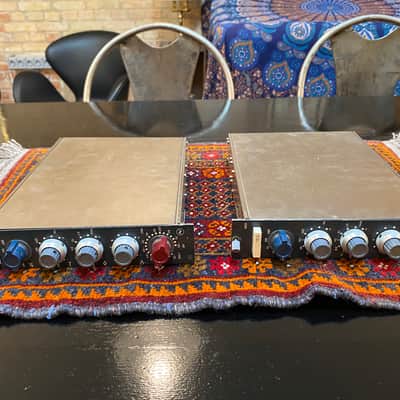 Neve 1066 Mic / Line Input Module with 3-Band EQ Pair 1970s - RAF Blue Grey (Lot #1) image 7