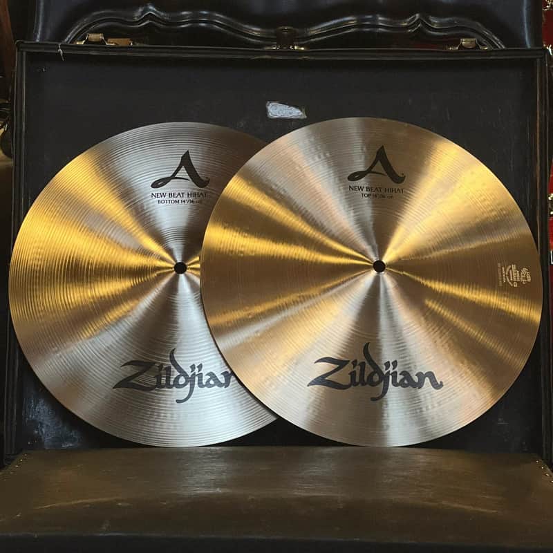 Zildjian 14" A Series New Beat Hi-Hat Cymbals (Pair) 2013 - Present - Traditional image 1