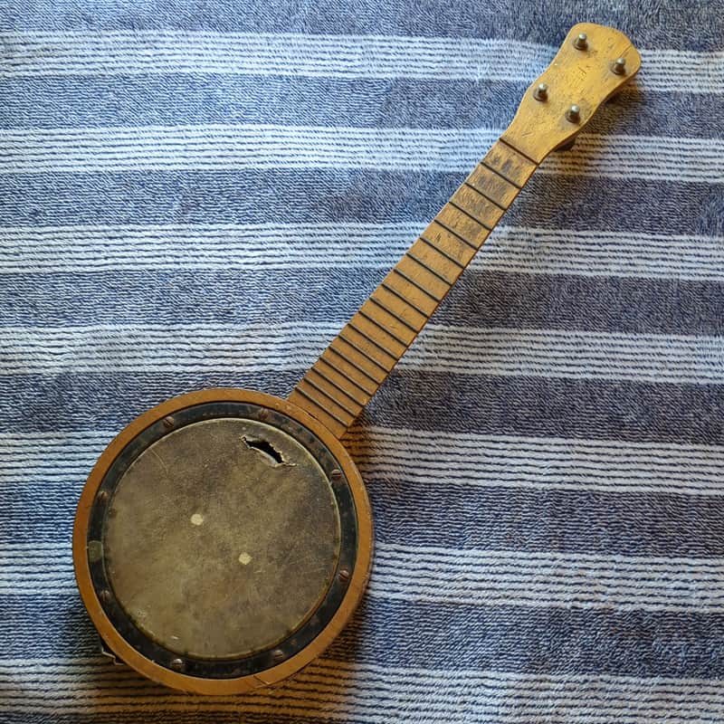 Vintage Banjo Ukulele 1900s - Natural image 1