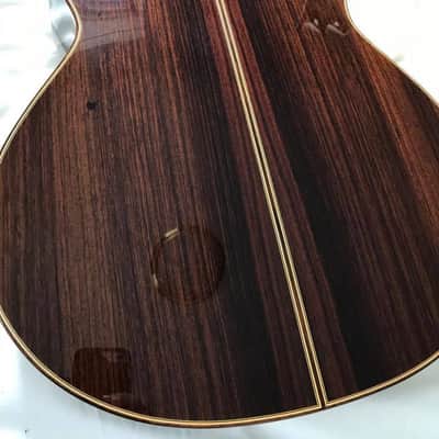 Amalio Burguet Flamenco Guitar "Negra" one piece Indian Rosewood back and sides. 2017 Flamenco Oran image 13