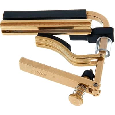 Shubb C6B Dobro Capo for Resophonic Guitars, Brass image 1