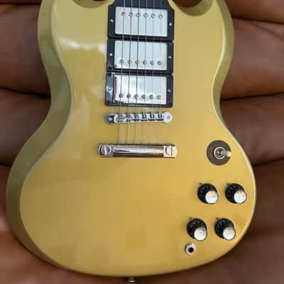 Gibson SG Custom Shop Special Order 3 Humbucker Fat Neck Double Gold image 1