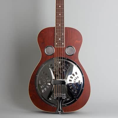 Beard  Vintage R Dobro Resophonic Guitar (2004), ser. #D-442, original black tolex hard shell case. image 1