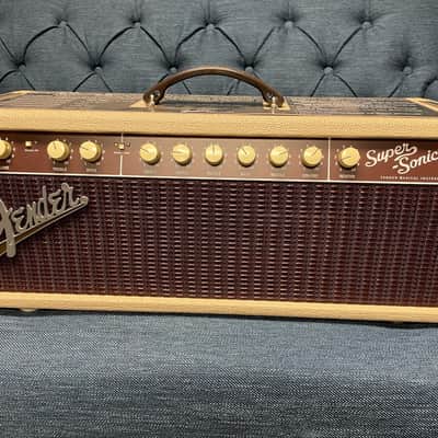 Fender Super-Sonic Head 2-Channel 22-Watt Guitar Amp Head 2006 - 2011 - Blonde image 1