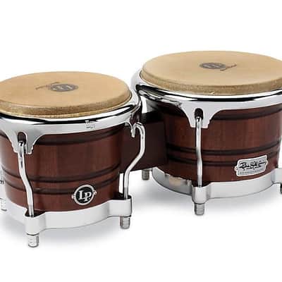 Latin Percussion LP201AX-2RGM Richie Gajate-Garcia Signature 7-1/4 Inch and 8-5/8 Inch Bongos image 1