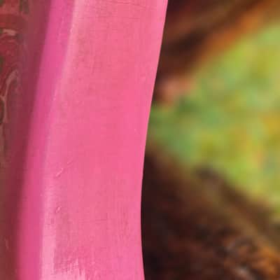 Pink Paisley Tele Body, Aged, Nitro , Alder image 11