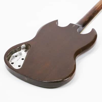 1972 Gibson SG Standard Walnut Body Factory Bigsby Deluxe Model Vintage Electric Guitar Husk Neck & Body Only for Project Repair Restoration image 13