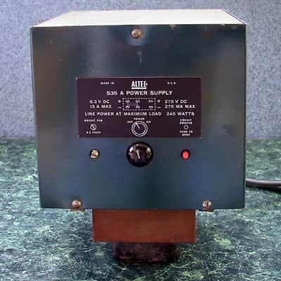 Vintage Altec 535A Power Supply Voltage Cover 250SU Console image 5