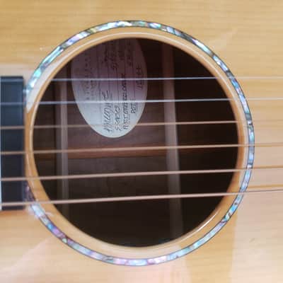 Breedlove Custom Shop Series SJ25 Custom [A/E] | Port Orford Cedar and Figured & Flamed Walnut | Signed Jayson Bowerman image 7
