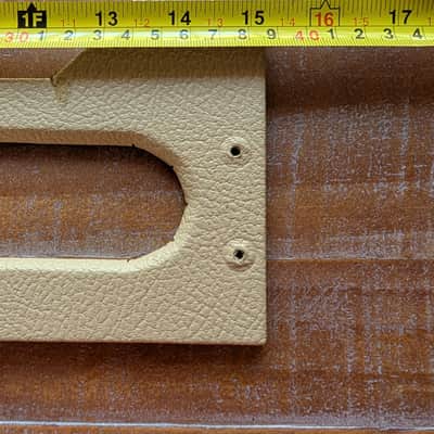 Early 1960's Fender Blonde Amplifier Head Rear Panel Cover Original Part image 9