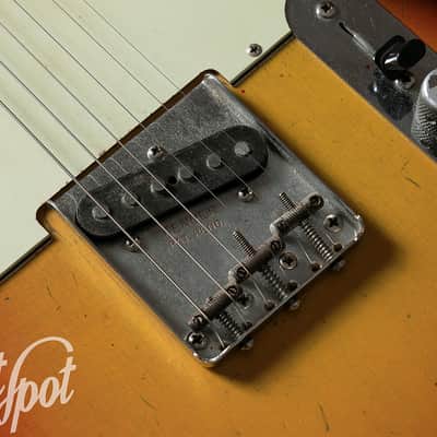 1960 Fender Custom Telecaster 3 Tone Sunburst image 7